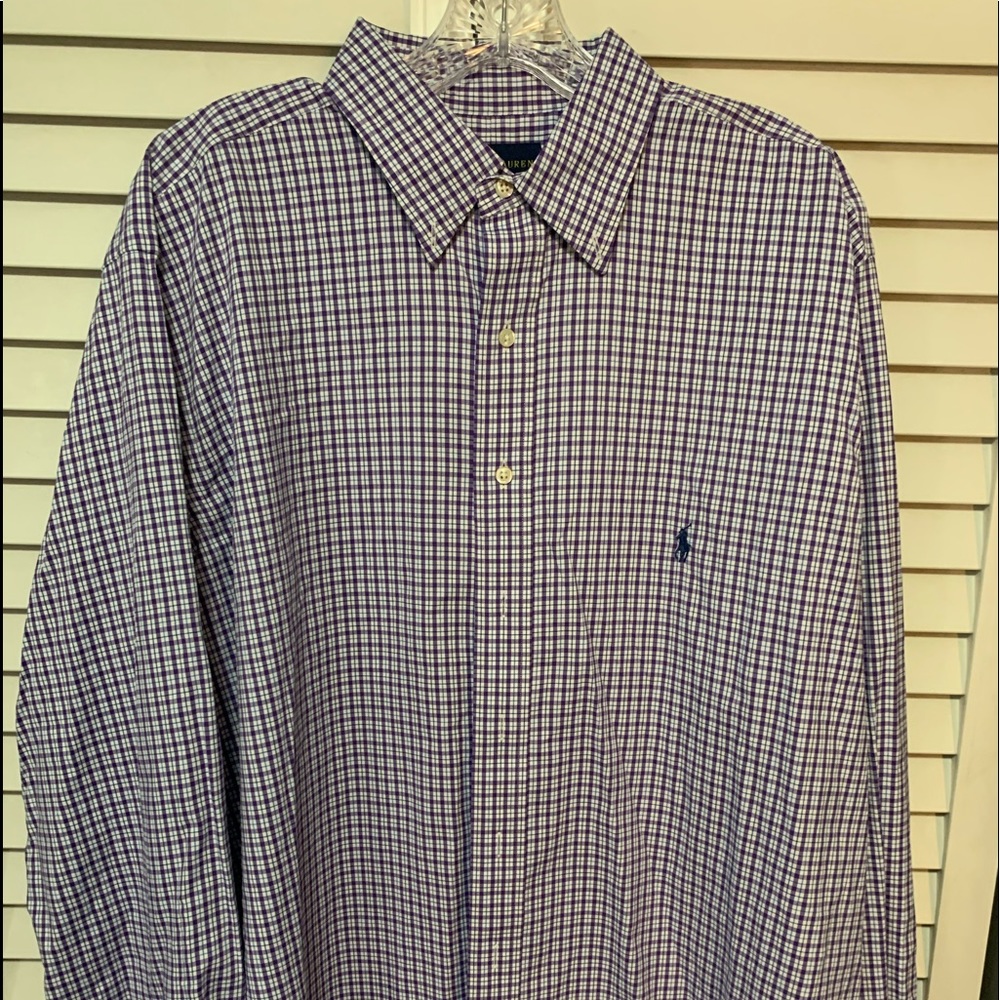 Great Condition Polo Long Sleeve Button Down Shirt Size LT